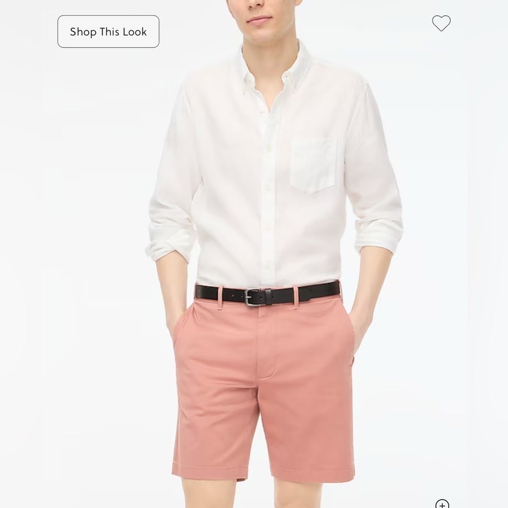 J. Crew Flat Front Pink and Blue Shorts for Casual Style